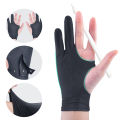 Two Finger Anti Fouling Glove For Tablet Phone Drawing Write Gloves For Ipad Pro Air Mini Anti Accidental Contact Gloves. 