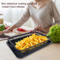 Baking Tray Oil Frying Baking Pan Non-stick Chips Basket Baking Dish Grill Mesh Kitchen Tools.