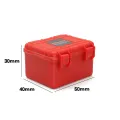 3pcs Rc 1:10 Decor Accessories Plastic Weapon Box For Axial Scx10 Tamiya Cc01 Traxxas Trx-4 D90 D110 90046rc Car Truck Screw Box. 