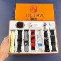 ULTRA 7iN1 Straps 2.1 Inch HD Screen With 7 Different Straps Bluetooth Calling Smart Watch. 