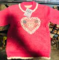 Kids sweaters printed rabbit wool imported for kids baby girls shirt wenter size 1 to 7 years. 