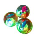 Bouncing Ball with LED Flashing Colorful Light * Kids Entertainment Rubber Balls * Attractive Toys * Easy Grip * Pack of 1. 