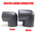 75/90mm Plastic L-Shaped Air Pipe Elbow Outlet Connector For Webasto Eberspaecher Diesel Parking Car Heater Accessories.