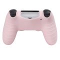 Soft Silicone Protective Control Cover For Playstation 4 Controller Skin PS4  Gamepad Case with Joystick Grip Caps. 