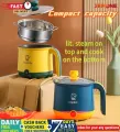 Rice Cooker Multicooker Simplicity Portable Electric Multicooker Cooking Pot With Steamer and Multipurpose Electric Cooker Pot Manual electric heating pot Cooker Rice cooker.