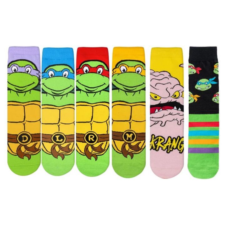 Cartoon%20Street%20Outdoor%20Anime%20Teenage%20Mutant%20Ninja%20Turtles%20Socks%20Cosplay%20Couple%20Sockings%20Accessories%20Prop%20-%20Image%202
