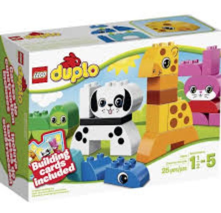 LEGO DUPLO: Creative animals blocks set for kids, girls and boys