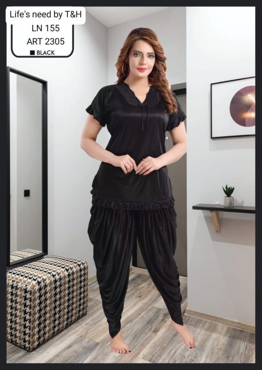 Life's%20need%0ABy%20T&H%20COLLECTION%0AARTICAL%20PATIYALA%202%20PEC%20NIGHT%20SUIT%0ASIZE%20SHIRT%20SIZE%20LENGTH%2028%20INCH%20CHEST%20SIZE%2021%20INCH%0ATROUSER%20WAIST%2032%20TO%2040%20STRACHABLE%20LENGTH%2043%20INCH%0AStuff%20imported%20china%20silk%20jerssey.%20-%20Image%202