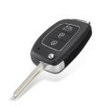 Dandkey 3 Buttons Flip Remote Car Key Case For Hyundai Solaris Verna ELANTRA Santa Fe i10 i20 i30 i35 i40 IX35 IX45 Key Shell.