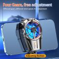 X52 Phone Cooling Fan Rechargeable Battery Silent Cooler Three Speed Adjustable Cell Phone Fans Gaming Radiator.