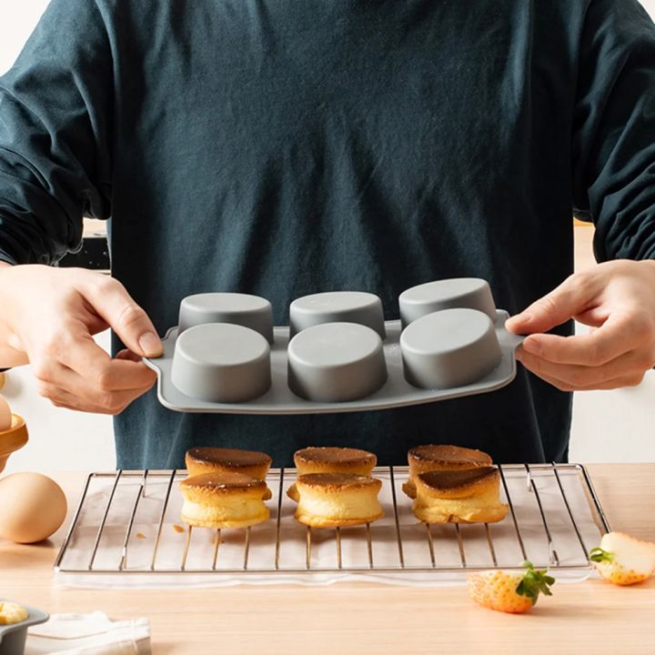 Silicone%20Cake%20Mold%20Pan%206/12%20Cup%20Baking%20Tray%20Non-Stick%20Muffin%20Mould%20Cupcake%20Baking%20for%20Cakes%20Biscuit%20DIY%20Cake%20Kitchen%20Accessories%20-%20Image%205