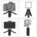 Mini Tripod Stand With 1/4'' Screw For  Pocket 3  Camera Video Vlog Grip Fill Light Phone Gimbal Portable Desk Tripod. 