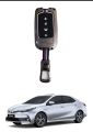 Toyota Corolla Grande Metal Key/Remote Cover with Key Chain Premium Quality Imported. 