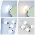 10pcs USB Plug Lamp Computer Mobile Power Small Book Lamps LED Eye Protection Reading Light Round Light Night Light. 