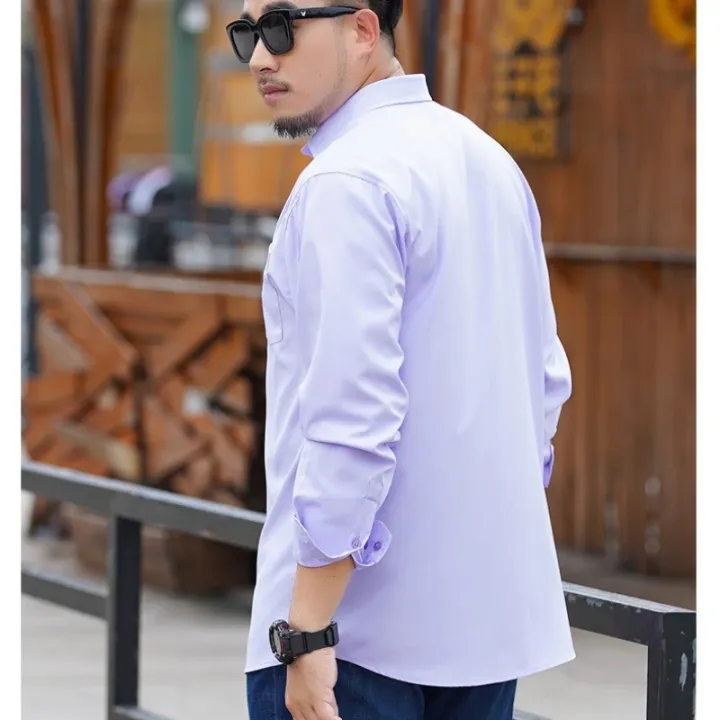 Plus%20Size%2012XL%2010XL%20Men's%20Shirts%20Long%20Sleeves%20Work%20Formal%20Shirt%20Anti-Wrinkle%20Classic%20Business%20Pocket%20Tops%20Male%20Clothing%2090-190KG%20-%20Image%206