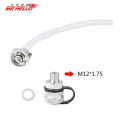 Oil drain Valve Aluminum Alloy Quick Drain For M14*1.5 M14*1.25 M12*1.25 M12*1.5 with hose attachment. 