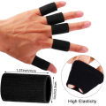 JUUMMP 10Pcs/Set Finger Protection Arthritis Support Finger Guard Outdoor Sports Basketball Volleyball Elastic Finger Sleeves. 