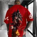 Dragon Ball Vegeta New T-shirt 2025 Summer Male and Female Animation Joint Loose Casual Harajuku Parent-child Short-sleeved Top. 