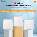 SmarDeer ZigBee Smart Switch with Motion Sensor,Human Body Presence Detector Auto Light ON/OFF,Tuya Wall Light Switch lightify. 