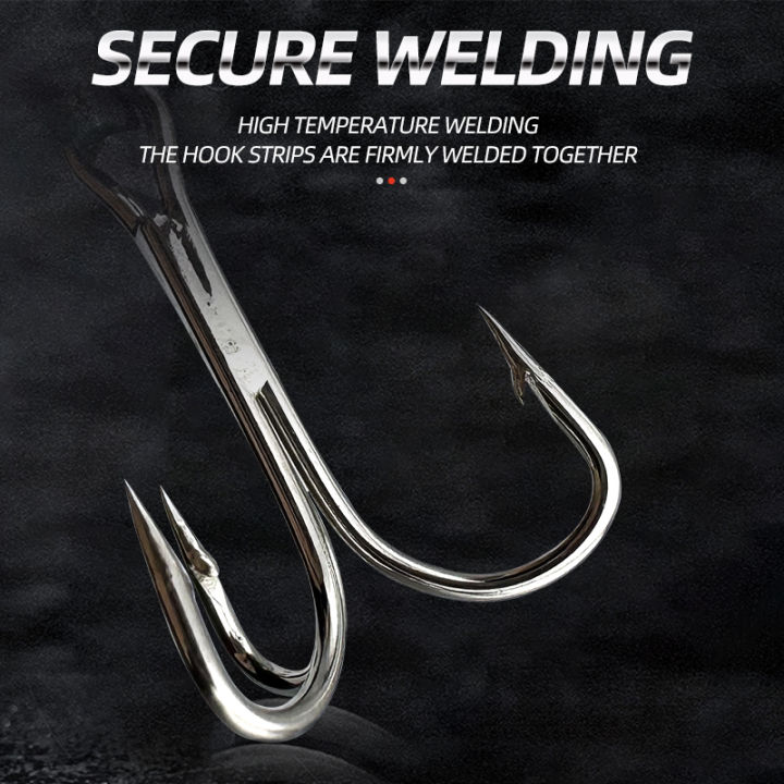 ShareShark%2050pcs/box%20Fishing%20Treble%20Hooks%20Kit%20High%20Carbon%20Steel%20Hooks%20Strong%20%20Round%20Bend%20with%20Split%20Rings%20for%20Lures%20Baits%20-%20Image%203