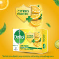 (Buy 5 Get 1 Free) Dettol Lime Fresh Soaps 125gmX5, Get 1 Lime Fresh with Citrus Freshness Soap (125gm) FREE. 