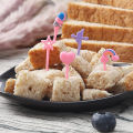 32Pcs Food Picks for Kids Children Cute Cartoon Snack Fruit Forks Reusable Mini Cake Dessert Toothpick Lunch Box Accessories.