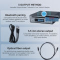 Portable Bluetooth CD Player Home CD Ripper HiFi Audio CD Player Desktop CD Player with Bluetooth Input and Output. 