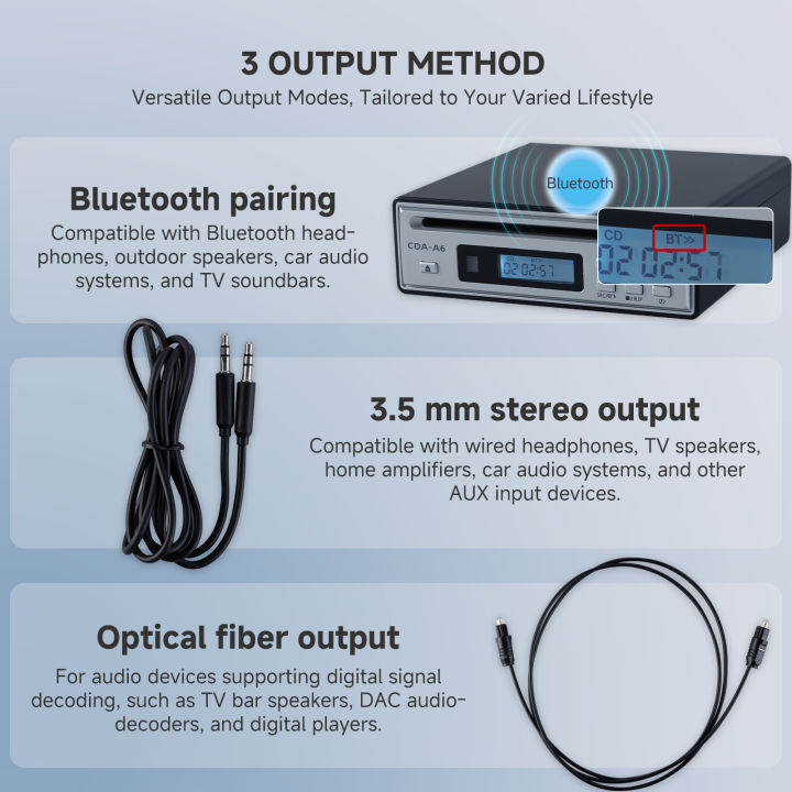 Portable%20Bluetooth%20CD%20Player%20Home%20CD%20Ripper%20HiFi%20Audio%20CD%20Player%20Desktop%20CD%20Player%20with%20Bluetooth%20Input%20and%20Output%20-%20Image%204