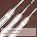 QJH 3Pcs Leather Edge Skiving Beveler Craft Keen Edge Cutting Grooving Tool, Leather Burnishing Tool for Leather Crafting Work. 