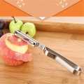 PeelerGrater  Cutter Slicer Double Planing Stainless Steel Serrated Blades Julie Julian Piller for Potato Carrot Cucumber Apple Melon Vegetables & Fruits Multi-functional Cooking Tool Gadget for Kitchen Accessories. 
