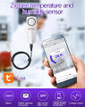 Haozee Tuya Smart Zigbee Hygrometer Thermometer With External Temperature USB Charge or Rechargable Battery. 