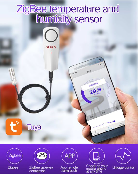 Haozee%20Tuya%20Smart%20Zigbee%20Hygrometer%20Thermometer%20With%20External%20Temperature%20USB%20Charge%20or%20Rechargable%20Battery%20-%20Image%202