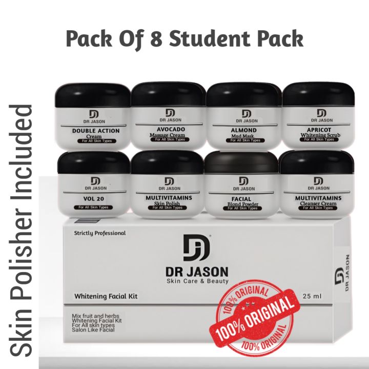 Dr Jason Pack of 8 Facial Kit Student Pack 25 ml ORIGINAL