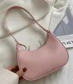 Korean Style Solid MultiColor Shoulder Bag for Women | Elegant & Stylish Underarm Hobo Clutch | Casual Trendy Crescent Purse For Women. 