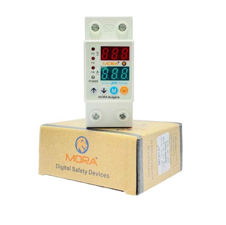 MORA Voltage Protector 80A ADJUSTABLE VOLTAGE OVER AND UNDER PROTECTOR RELAY BREAKER WITH OVER CURRENT PROTECTION DAAZLED