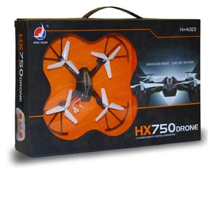 Remote Control HX750 Drone 2.4Ghz 6 Channel 6 Axis Gyroscope Quadcopter