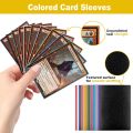 66x91mm Matte Card Sleeves for TCG MTG Yogioh Card Game Card Protectors Ideal for Double-Sleeving Fits Baseball Sports PTCG Card. 