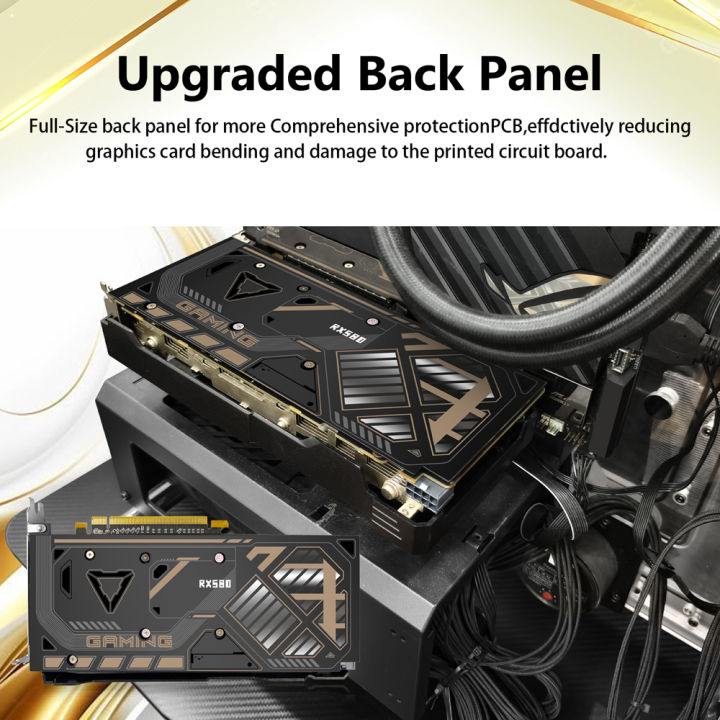 AIBOMAN%20Graphics%20card%20RX580%208GB%20GDDR5%208Pin%20185W%20256Bit%202048SP%20HDMI%20DP%20DVI%20Radeon%20AMD%20VGA%20-%20Image%206