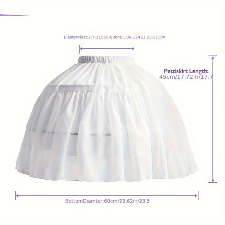 Women%20Girls%20Ruffled%20Short%20Petticoat%20Solid%20Fluffy%20Bubble%20Tutu%20Skirt%20Puffy%20Half%20Slip%20Prom%20Crinoline%20Underskirt%20No%20Hoop%20-%20Image%203
