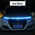 150cm LED Daytime Running Light Scan Starting Car Hood Decorative Lights DRL Auto Engine Hood Guide Decorative Ambient Lamp 12V.