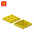Wange 80Pcs/lot 11212 3x3 Tire Plate with 4Holes Building Blocks Moc Color Accessories Compatible with Bricks Children Toys . 