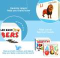 Fun and Easy English Alphabet Learning with Small Card Book - Boost Vocabulary and Reading Skills for Kids. 