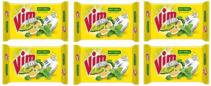 Vim%20Extra%20Anti%20Smell%20Dish%20Wash%20Bar%20150%20gm%20Buy%206%20get%201%20free%20-%20Image%202