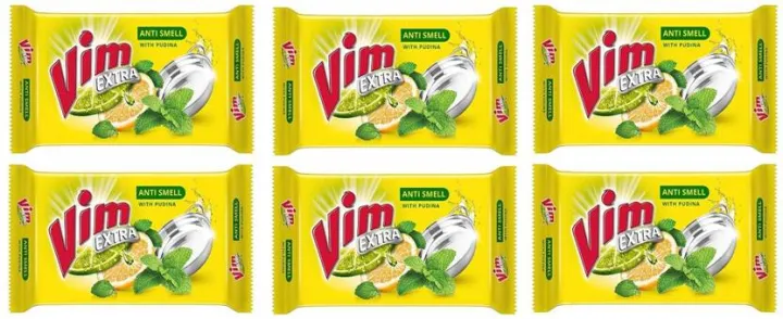 Vim%20Extra%20Anti%20Smell%20Dish%20Wash%20Bar%20150%20gm%20Buy%206%20get%201%20free%20-%20Image%202