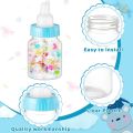 12Pcs Baby Bottle Baby Shower Favor Plastic Candy Bottle Mini Feeding Bottle for Birthday Baby Shower  Decor. 