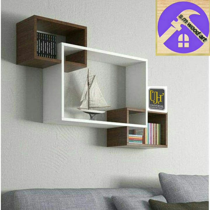 Wall Decor Racks customized wooden wall decore racks and shelves office and bed rooms ...