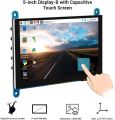 ELECROW 5 inch Monitor for Raspberry Pi Monitor Touchscreen Display Compatible with Raspberry Pi 5 4 3B+ 3B BB Black Banana Pi Jetson Nano Windows PC. 