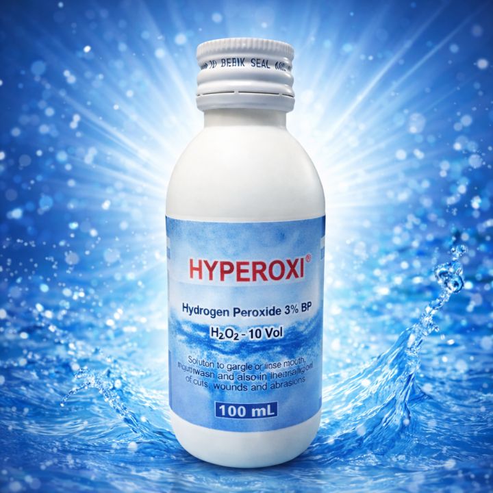 H2o2 Bp Hydrogen Peroxide 3% BP 100ml Antiseptic Solution | H2O2 10 Vol | Wound ...