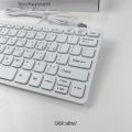 Spanish Korean Japanese Russian French USB wired mini keyboard Language 78 Keys for Desktop Computer PC Laptop thin. 