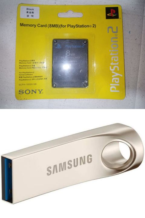 playstation 2 freemcboot memory card plus 64 gb usb plus 25 games installed